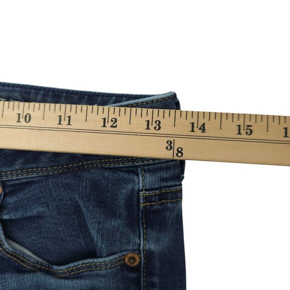 American Eagle Outfitters Super Skinny Jeans Womens 2 Low Rise Denim Medium Wash - Picture 13 of 15